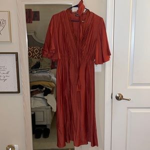 New. Maxi Dress. Rust color.
